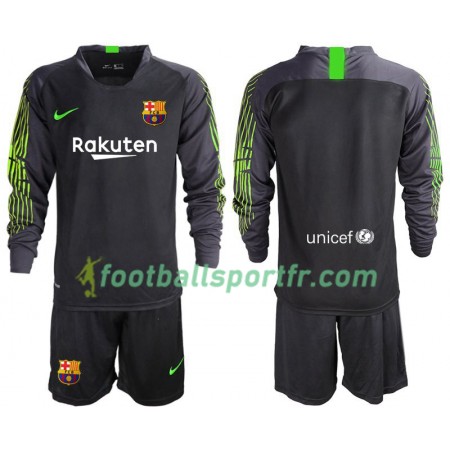 Tenue Barcelone Gardien Enfant Exterieur 2019-2020 Maillot de Foot ML